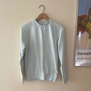 D&F Ricky Singh Crewneck Sweatshirt in Seafoam